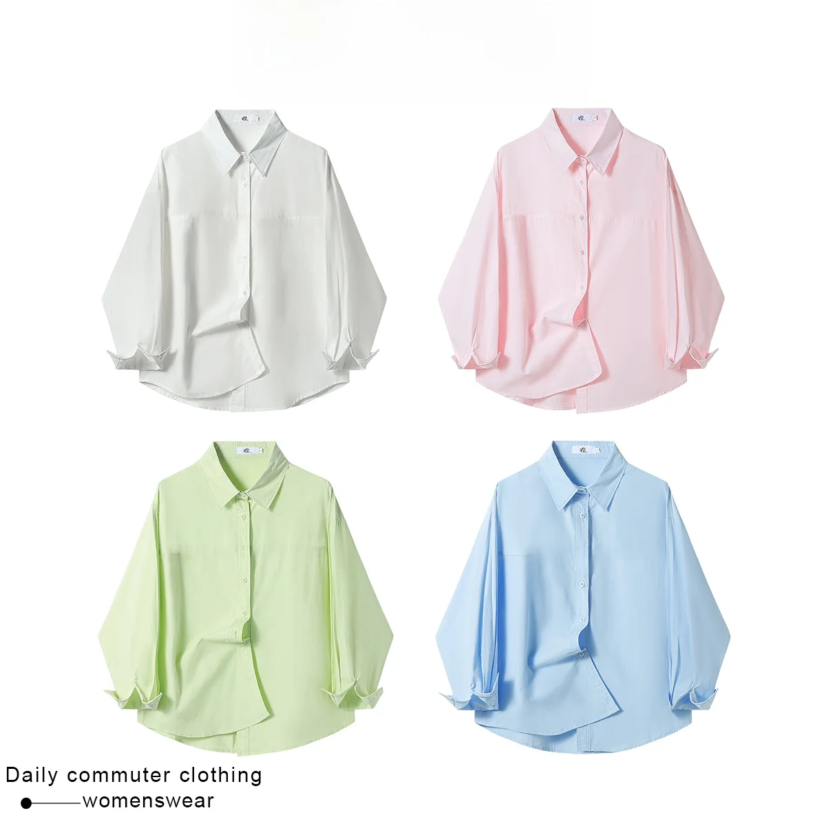 Coshehkg Japanese Style Pure Color Long Sleeve Neck Shirt Women's Loose Back Button Design Spring New Top Cotton 100%
Coshehkg Japanese Style Pure Color Long Sleeve Neck Shirt Women's Loose Back Button Design Spring New Top Cotton 100%