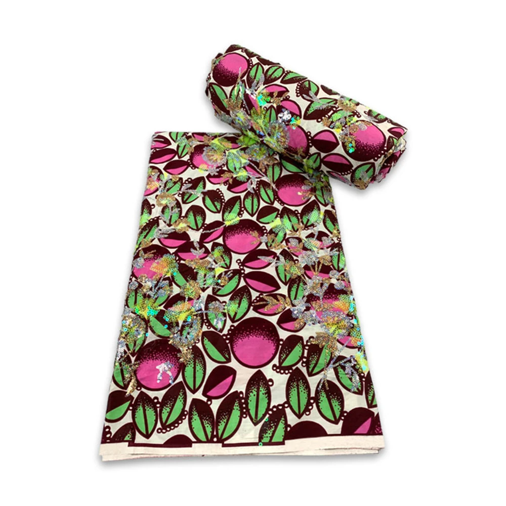 African Sequins Cotton Fabric for Women Dress, Sequins Embroidery, Luxury Sequined Wax Prints, 6 Yards
African Sequins Cotton Fabric for Women Dress, Sequins Embroidery, Luxury Sequined Wax Prints, 6 Yards