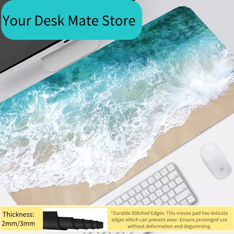 Blue Sky Beach Mouse Pad Gaming New Large HD Mousepad Mouse Mat Office Natural Rubber Retro Style Soft Anti Slip Laptop Decor
Blue Sky Beach Mouse Pad Gaming New Large HD Mousepad Mouse Mat Office Natural Rubber Retro Style Soft Anti Slip Laptop Decor