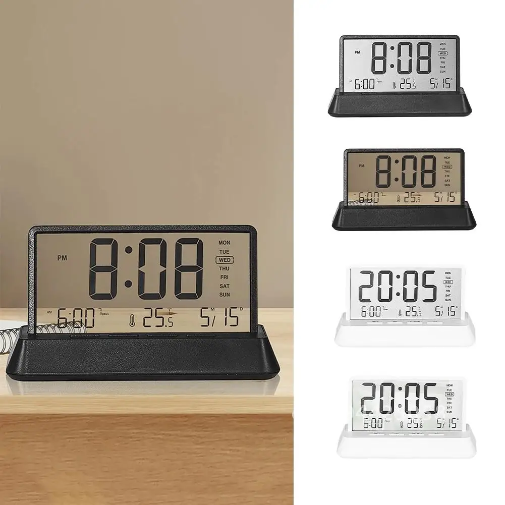 Digital Alarm Clock Desk Table Clocks Large Display with Time Date Week Temperature 12/24H Snooze Function For Home Decor
Digital Alarm Clock Desk Table Clocks Large Display with Time Date Week Temperature 12/24H Snooze Function For Home Decor