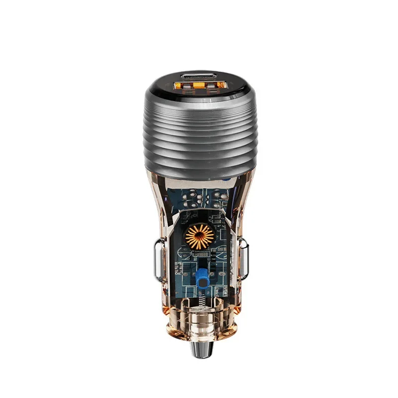 New Product 51W Private Model Transparent Car Charger Transparent Car Charger Conversion Head
New Product 51W Private Model Transparent Car Charger Transparent Car Charger Conversion Head