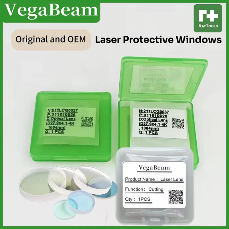 10pcs Raytools Original Laser Protective Windows Lens 24.9x1.5/37x7/27.9x4.1/34x5mm for BOCI Fiber laser cutting head clean Lens
10pcs Raytools Original Laser Protective Windows Lens 24.9x1.5/37x7/27.9x4.1/34x5mm for BOCI Fiber laser cutting head clean Lens
