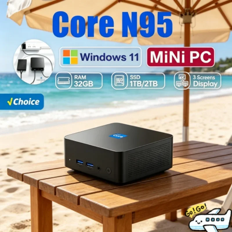 Eximious 2026 Core N150 MINI PC Windows 11 Pro Compact Cryptic Pocket Performance Rig RAM 1TB SSD WIFI 6 BT5.2 4K HD Mini
Eximious 2026 Core N150 MINI PC Windows 11 Pro Compact Cryptic Pocket Performance Rig RAM 1TB SSD WIFI 6 BT5.2 4K HD Mini