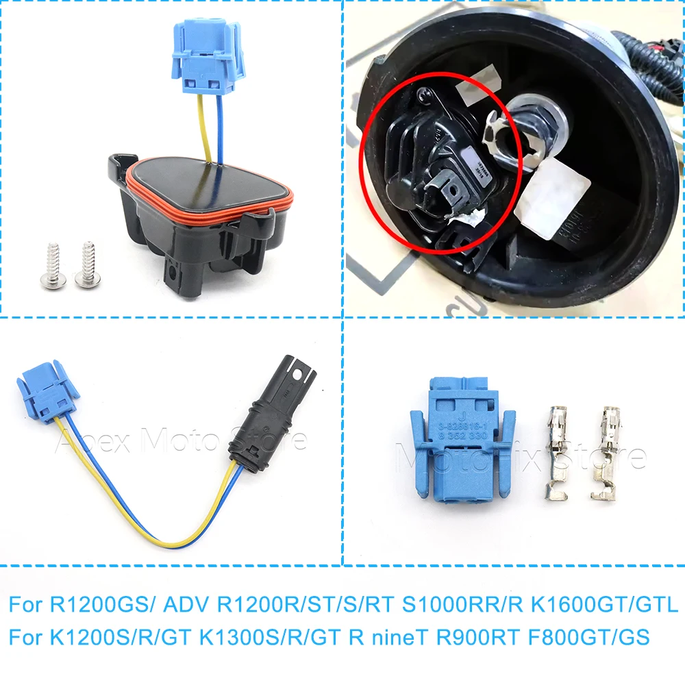Fuel Pump Electronic Control Module Kit Bypass Connector For BMW R1200GS R1250GS ADV R1200RT S1000R/XR F700GS F800GS K1600GT
Fuel Pump Electronic Control Module Kit Bypass Connector For BMW R1200GS R1250GS ADV R1200RT S1000R/XR F700GS F800GS K1600GT