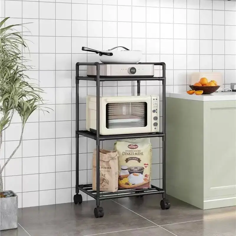 Kitchen Multi-Level Floor-Standing Household Movable Rack, Wall-Mounted Storage Rack
Kitchen Multi-Level Floor-Standing Household Movable Rack, Wall-Mounted Storage Rack