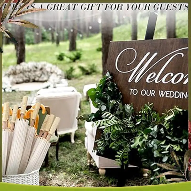 Reliable-6PCS Paper Parasol Wedding Umbrella Party Favor Bamboo Umbrellas For Bridal Shower Centerpieces Photo Props 33In 23.6In
Reliable-6PCS Paper Parasol Wedding Umbrella Party Favor Bamboo Umbrellas For Bridal Shower Centerpieces Photo Props 33In 23.6In
