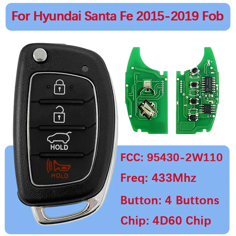 CN020335 Послепродажный чип 433 МГц 4D60 PN 95430-2W110 FCC ID TQ8-RKE-4F31 Откидной пульт дистанционного управления для Hyundai Santa Fe 2015-2019
CN020335 Послепродажный чип 433 МГц 4D60 PN 95430-2W110 FCC ID TQ8-RKE-4F31 Откидной пульт дистанционного управления для Hyundai Santa Fe 2015-2019