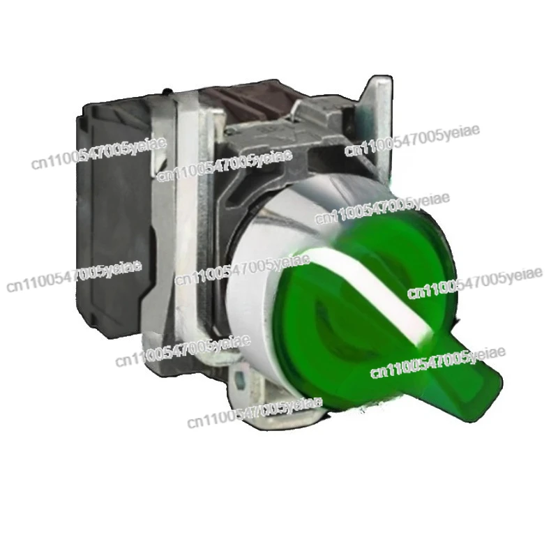 New XB4BK133B5 Illuminated Selector Switch, Green, Ø 22, 3-way, Held in Place, 24 V AC/DC, 1 Normally Open+1 Normally Closed
New XB4BK133B5 Illuminated Selector Switch, Green, Ø 22, 3-way, Held in Place, 24 V AC/DC, 1 Normally Open+1 Normally Closed