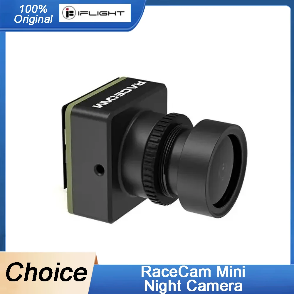 iFlight RaceCam Mini Night Version FPV Camera PAL / NTSC Built-in OSD for RC FPV Racing Drone Quadcopter Model
iFlight RaceCam Mini Night Version FPV Camera PAL / NTSC Built-in OSD for RC FPV Racing Drone Quadcopter Model