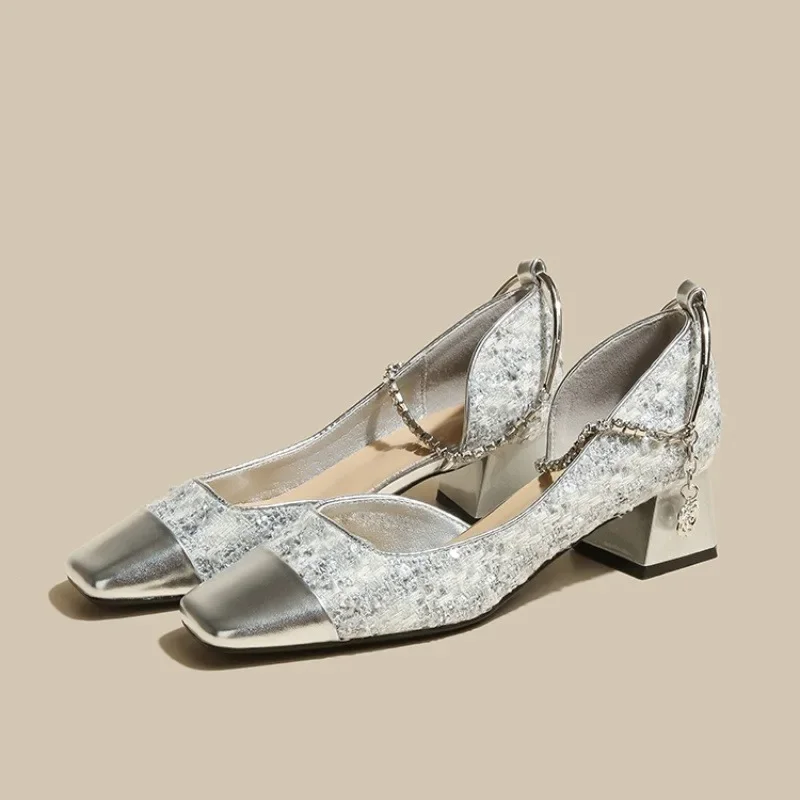 2025 Shoes for Women Ankle Buckle Strap Women's High Heels Fashion Dress Pumps Women Square Toe Chunky Heels Chain Modern Shoes
2025 Shoes for Women Ankle Buckle Strap Women's High Heels Fashion Dress Pumps Women Square Toe Chunky Heels Chain Modern Shoes