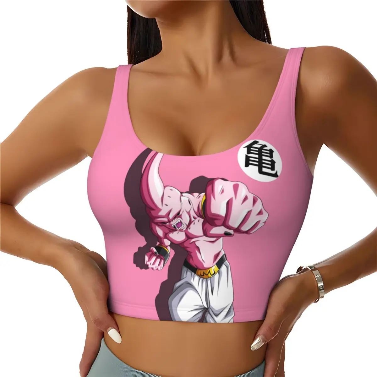 Custom Majin Buu Comic Hot Sports Bra for Women High Impact Workout Yoga Crop Top
Custom Majin Buu Comic Hot Sports Bra for Women High Impact Workout Yoga Crop Top