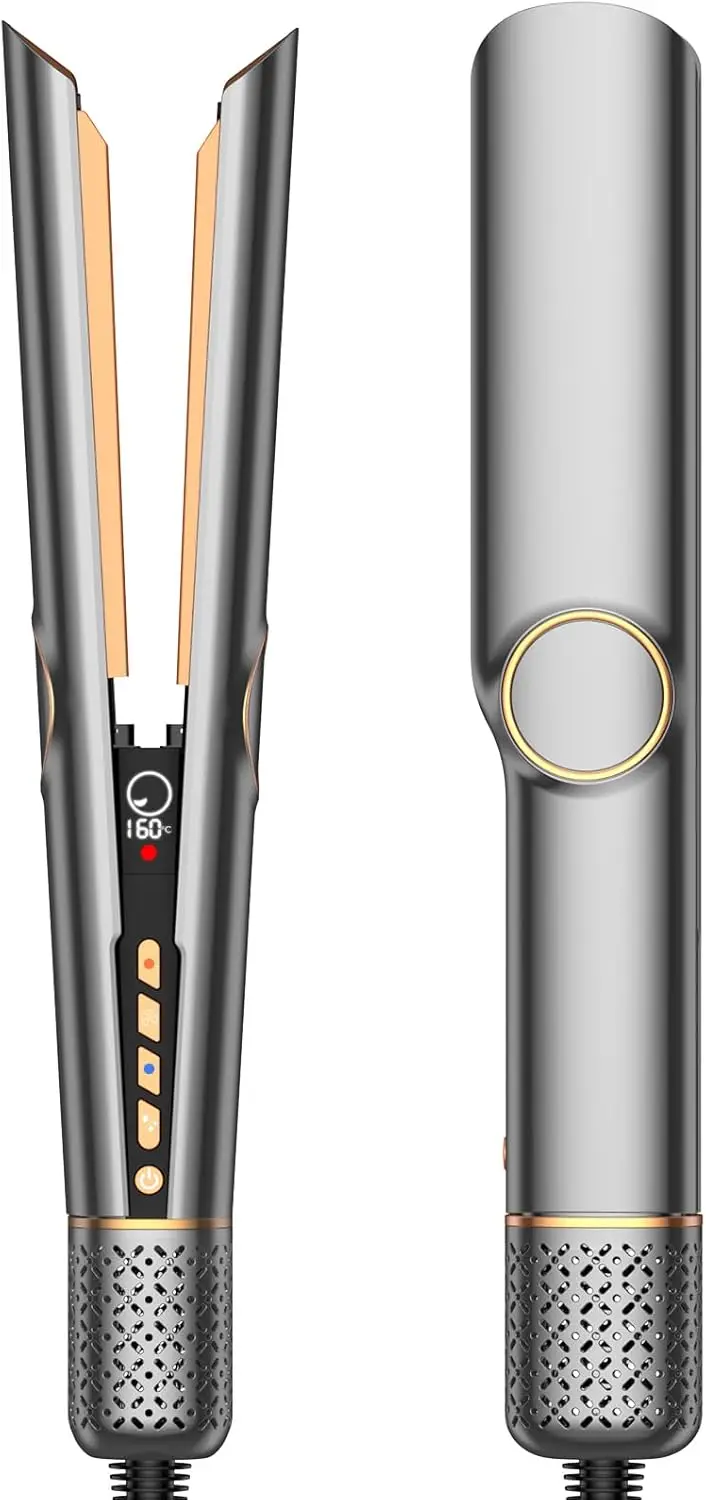 2 in 1 Wet to Dry Hair Straightener & Dryer, Fast Heating, Custom Temp, Negative Ions, Lightweight
2 in 1 Wet to Dry Hair Straightener & Dryer, Fast Heating, Custom Temp, Negative Ions, Lightweight