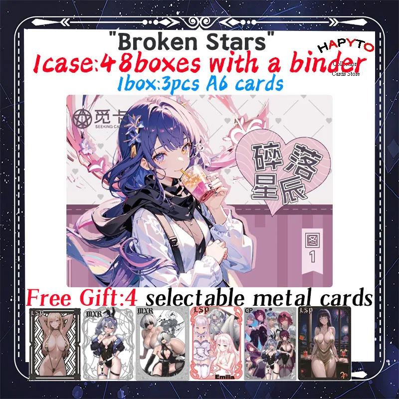 2025 новейшие сломанные звезды размера A6, доски Waifu, коллекция карт Goddess Story, купальник, коробка-бустер для бикини, подарок для среды
2025 новейшие сломанные звезды размера A6, доски Waifu, коллекция карт Goddess Story, купальник, коробка-бустер для бикини, подарок для среды