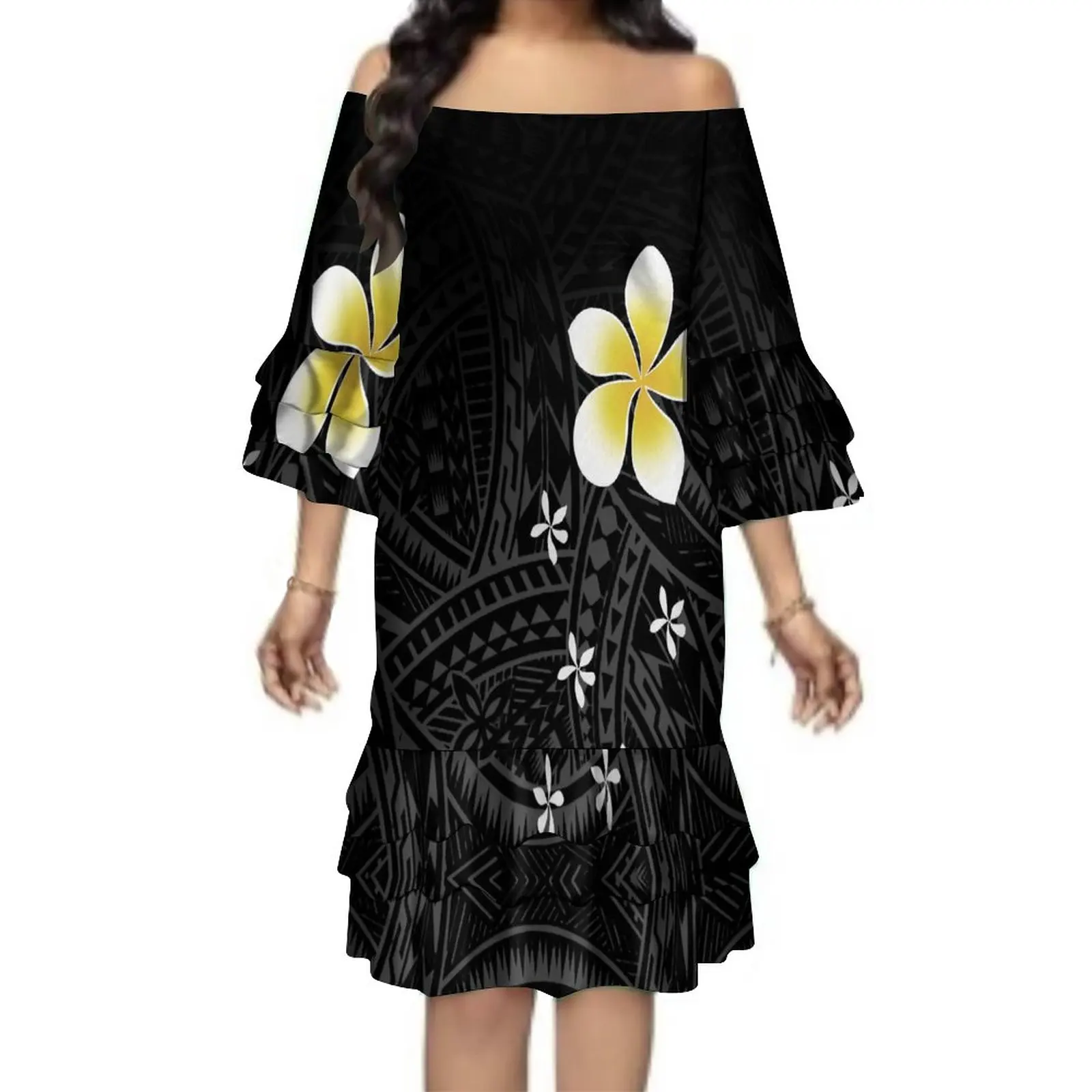 Summer Women's Polynesian Dress Custom Dress Vintage Pattern Ruffled Elegant Temperament Skirt Evening Dress
Summer Women's Polynesian Dress Custom Dress Vintage Pattern Ruffled Elegant Temperament Skirt Evening Dress