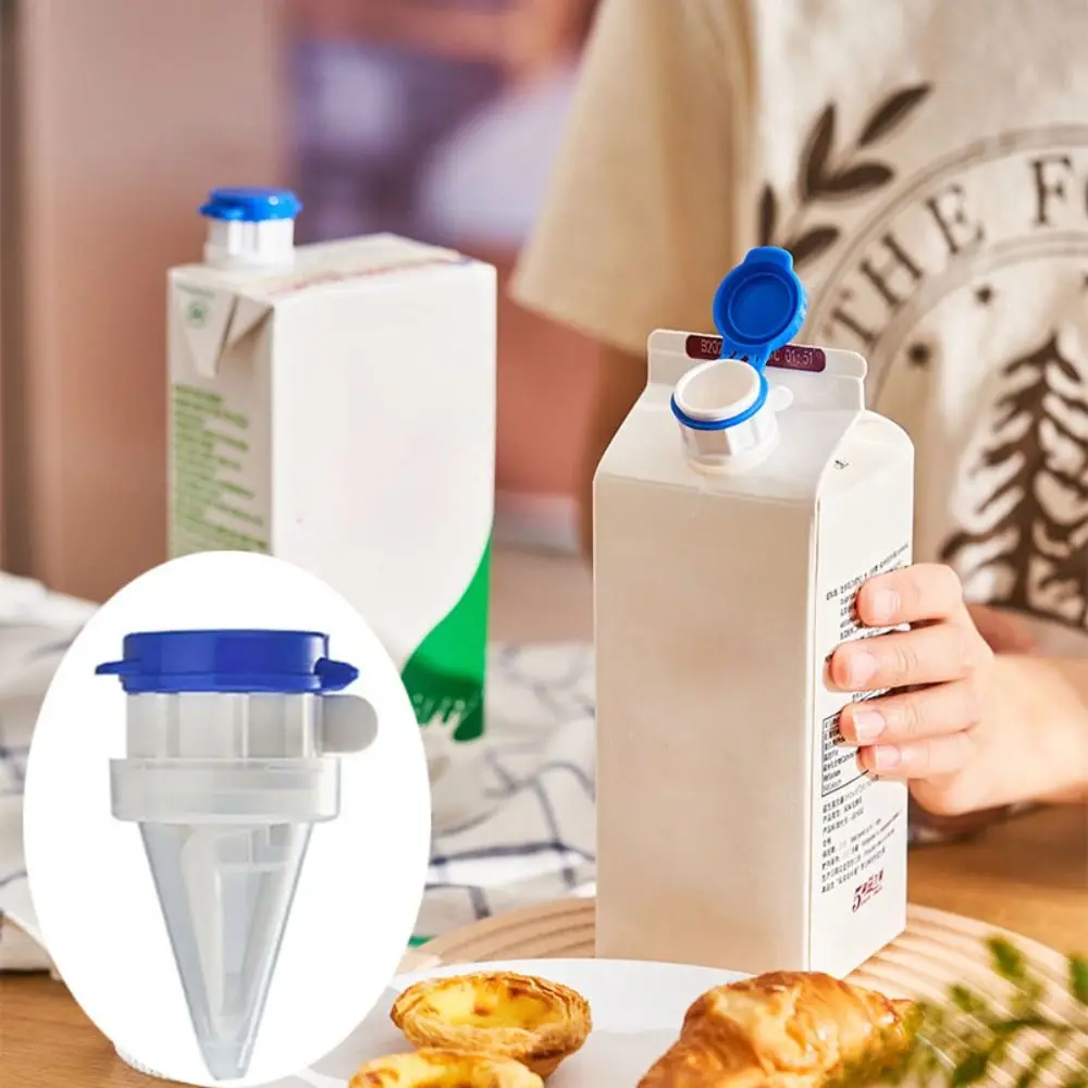4pcs Anti-Spray Drinks Box Diverter Reusable Sealed Milk Bottles Pourer Plastic with Lid Boxed Milk Fresh-keeping Cover Kitchen
4pcs Anti-Spray Drinks Box Diverter Reusable Sealed Milk Bottles Pourer Plastic with Lid Boxed Milk Fresh-keeping Cover Kitchen