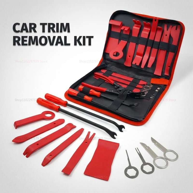19 Piece Car Audio Dashboard Panel Disassembly Tool Kit for Car Interior Navigation Screen Removal Dashboard Repair
19 Piece Car Audio Dashboard Panel Disassembly Tool Kit for Car Interior Navigation Screen Removal Dashboard Repair