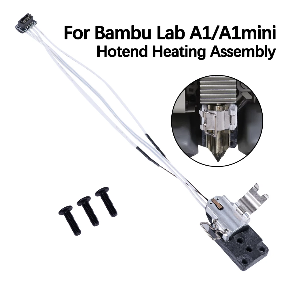 For Bambu Lab A1/A1mini Hotend Mounting Heating Assembly Original For Bambu Lab A1 Mini Bambulab A1 Mini Accessories
For Bambu Lab A1/A1mini Hotend Mounting Heating Assembly Original For Bambu Lab A1 Mini Bambulab A1 Mini Accessories
