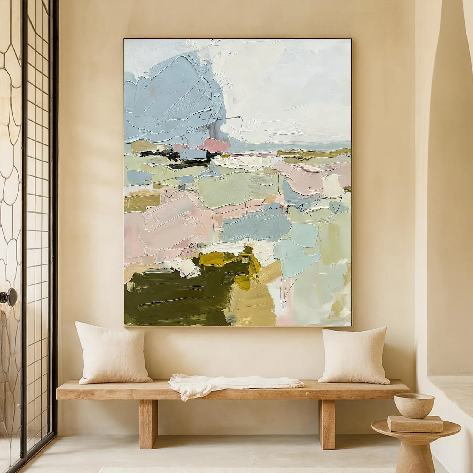 Mhemyo Large Original Abstract Landscape Oil Painting on Canvas Textured Impasto Modern Art Hand Painted Neutral Wall Home Decor
Mhemyo Large Original Abstract Landscape Oil Painting on Canvas Textured Impasto Modern Art Hand Painted Neutral Wall Home Decor