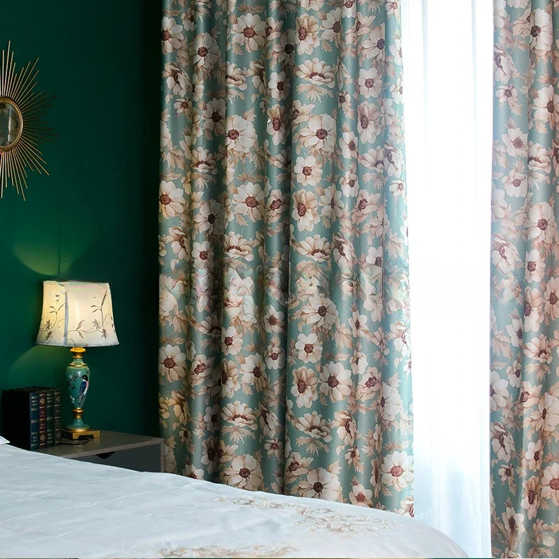 French Pastoral Style Curtain for Living Room Bedroom Dining Room Light Luxury Orchid Curtain Customized Blackout Curtain Window
French Pastoral Style Curtain for Living Room Bedroom Dining Room Light Luxury Orchid Curtain Customized Blackout Curtain Window