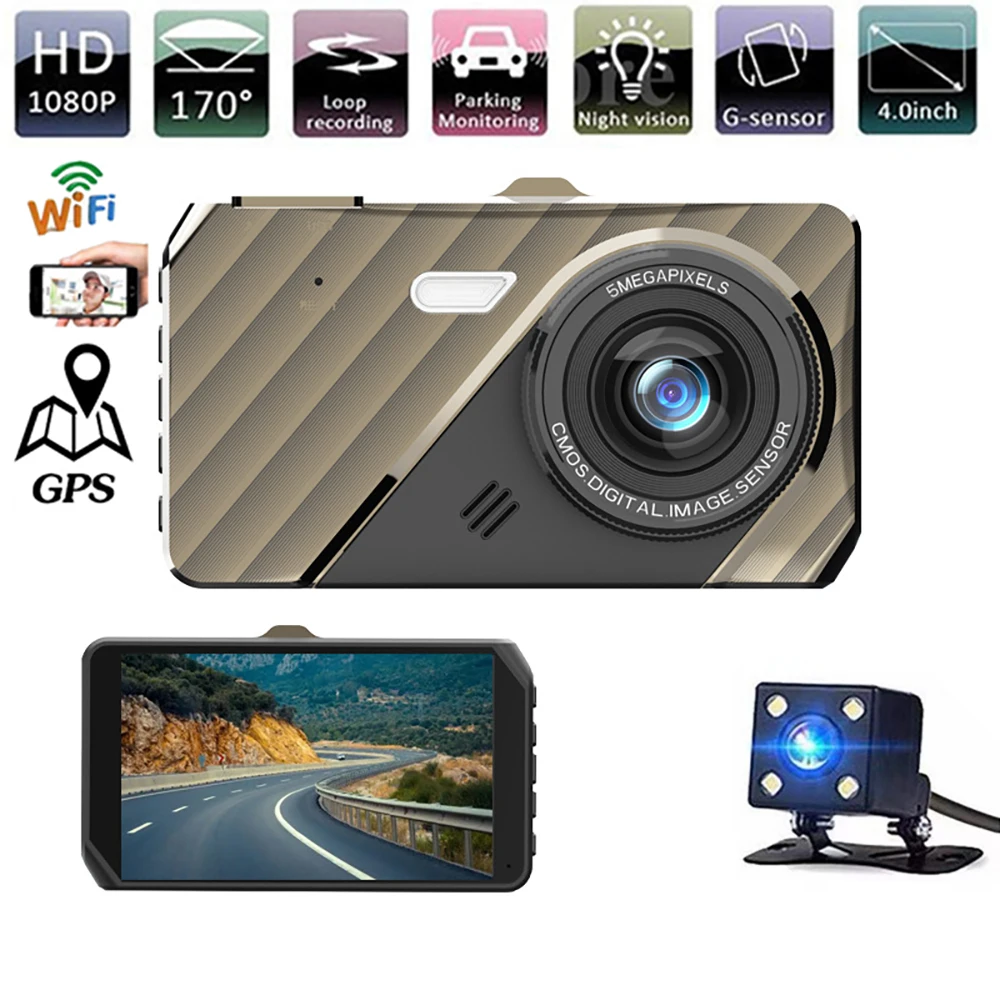Car DVR Dash Cam WiFi Full HD 1080P Vehicle Camera Drive Video Recorder Auto Dashcam Black Box GPS Registrar Car Accessories
Car DVR Dash Cam WiFi Full HD 1080P Vehicle Camera Drive Video Recorder Auto Dashcam Black Box GPS Registrar Car Accessories