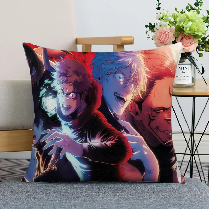 Jujutsu Kaisen Pillow Hugs Cushion Covers Decorative Pillows Cover Pillows for Sofa Pillowcase Cases Sleeping Living Room Travel
Jujutsu Kaisen Pillow Hugs Cushion Covers Decorative Pillows Cover Pillows for Sofa Pillowcase Cases Sleeping Living Room Travel