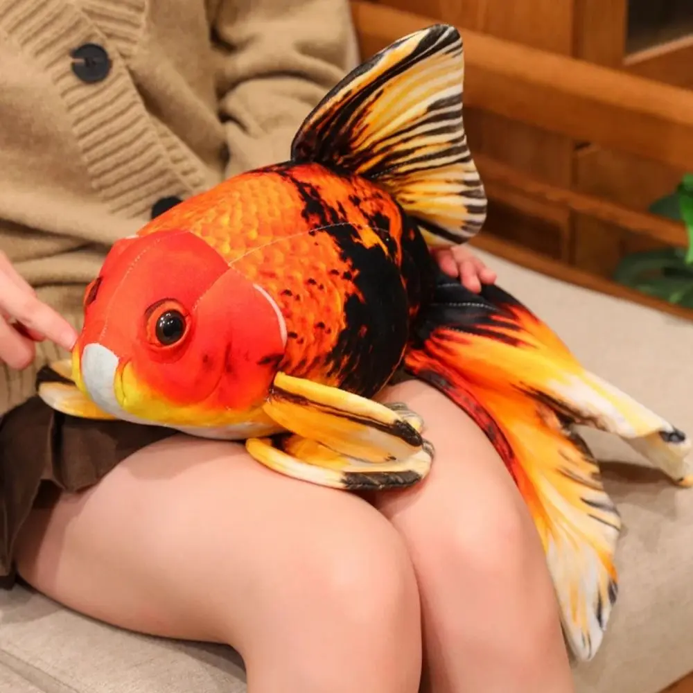 50cm Big Size Goldfish Lifelike Imitation Long Tail Design Goldfish Cartoon Lovely Stuffed Chubby Soft Simulated Gold Fish
50cm Big Size Goldfish Lifelike Imitation Long Tail Design Goldfish Cartoon Lovely Stuffed Chubby Soft Simulated Gold Fish