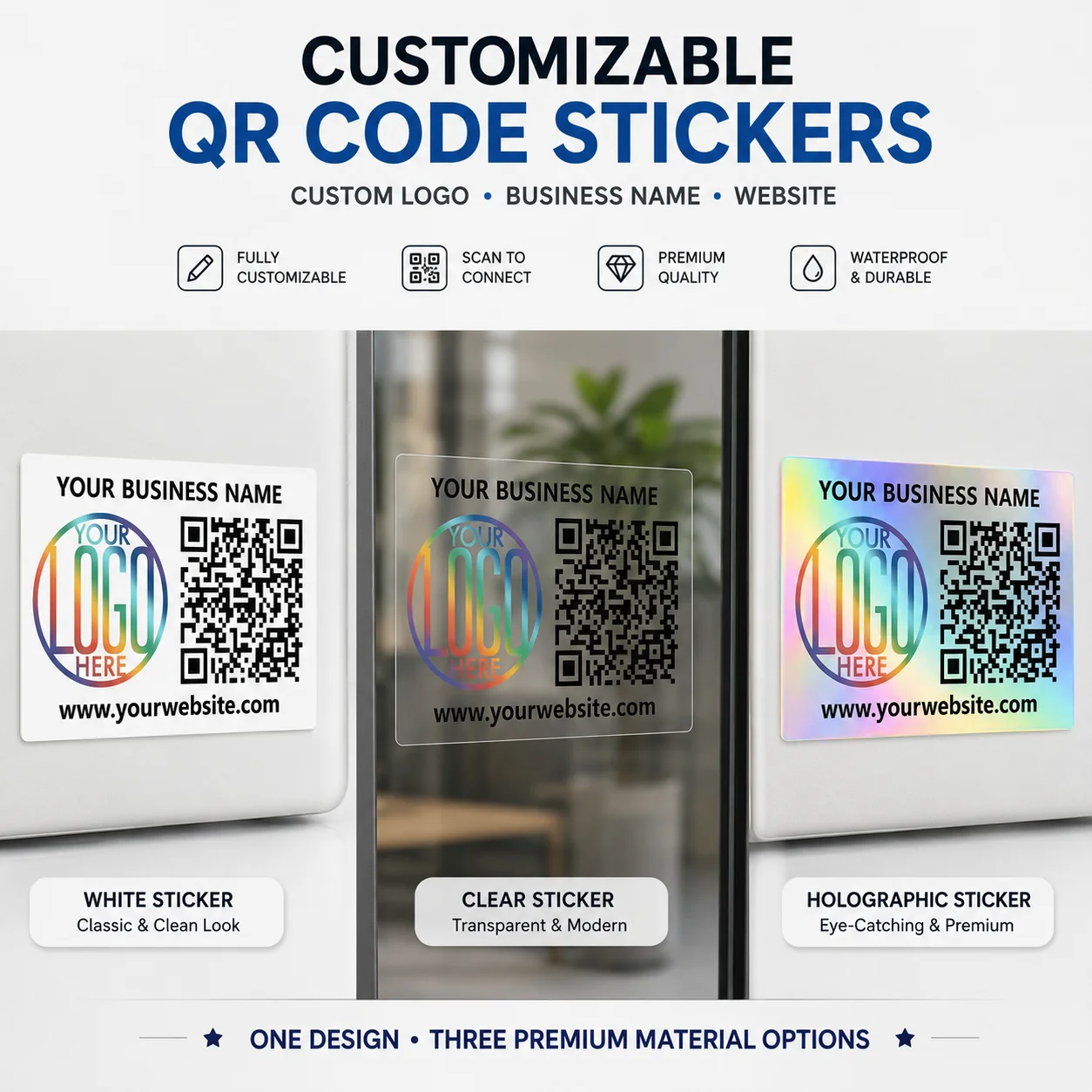 50Pcs/100Pcs Customized White/Transparent/Laser Qr Code Square Stickers, Customized Text Qr Code Logo, Supports Personalized Text/Logo/Barcode/Dynamic Qr Code. Upload Your Exclusive Qr Code, Logo, Image, and Text, Suitable for Weddings, Birthday Parties,
50Pcs/100Pcs Customized White/Transparent/Laser Qr Code Square Stickers, Customized Text Qr Code Logo, Supports Personalized Text/Logo/Barcode/Dynamic Qr Code. Upload Your Exclusive Qr Code, Logo, Image, and Text, Suitable for Weddings, Birthday Parties,