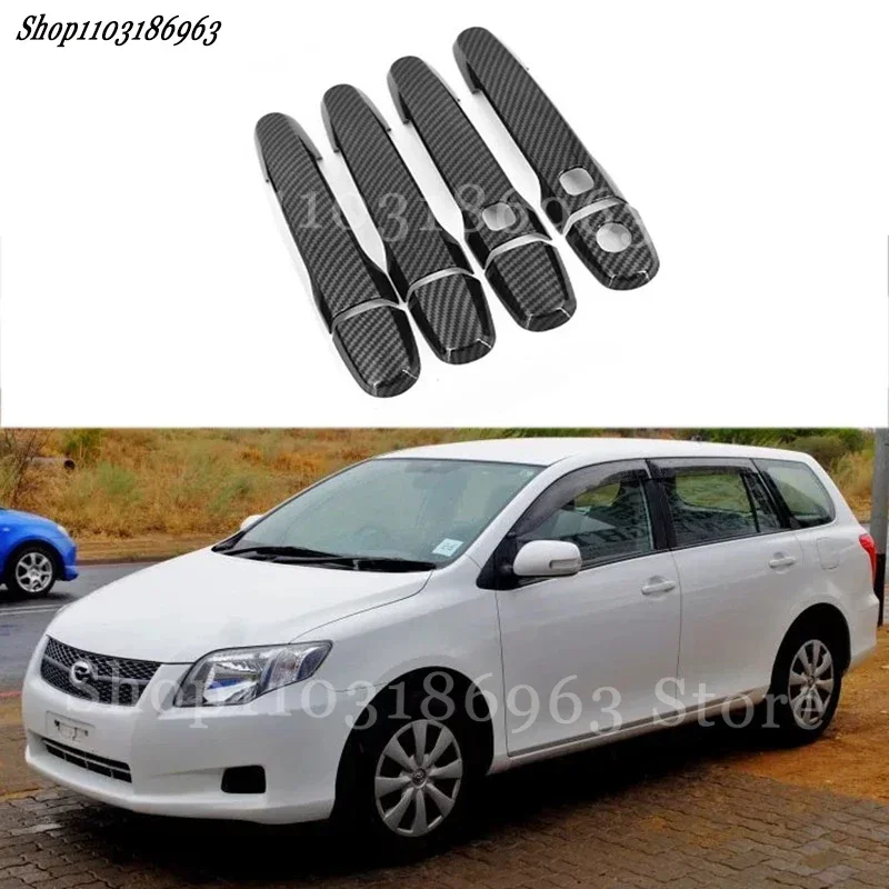 Глянцевая черная наклейка на дверную ручку, накладка для Toyota Fielder 2008-2013, автомобильная наклейка, аксессуары для стайлинга автомобиля, автозапчасти
Глянцевая черная наклейка на дверную ручку, накладка для Toyota Fielder 2008-2013, автомобильная наклейка, аксессуары для стайлинга автомобиля, автозапчасти