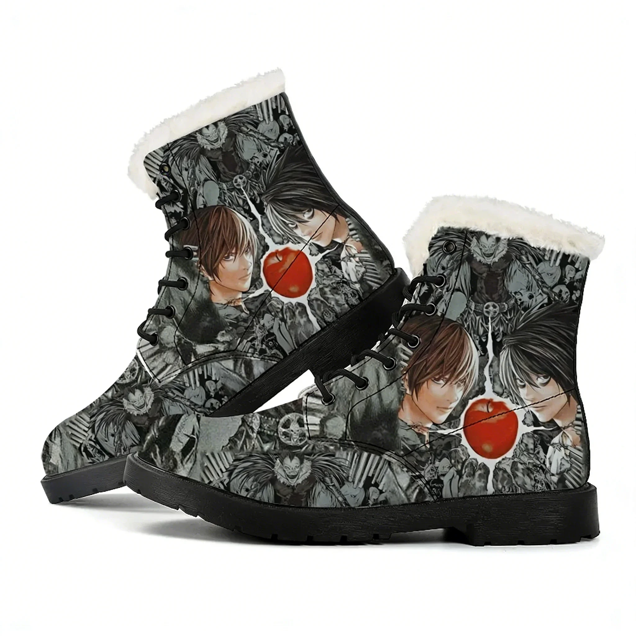 Japan Anime DEATH NOTE Plush Boots Mens Womens Teenager Shoes Outdoor Casual Boot Light Couple High quality Customize Boots
Japan Anime DEATH NOTE Plush Boots Mens Womens Teenager Shoes Outdoor Casual Boot Light Couple High quality Customize Boots