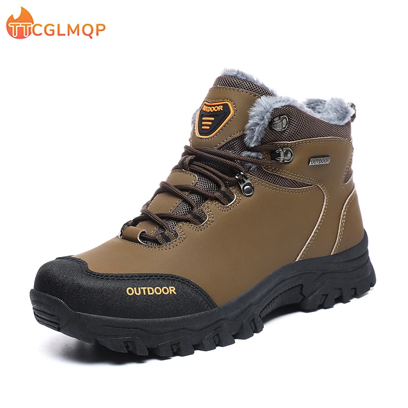 New Men Winter Snow Boots For Waterproof Leather Sneakers Super Warm Men's Boots Outdoor Male Hiking Boots Work Shoes Big Size
New Men Winter Snow Boots For Waterproof Leather Sneakers Super Warm Men's Boots Outdoor Male Hiking Boots Work Shoes Big Size