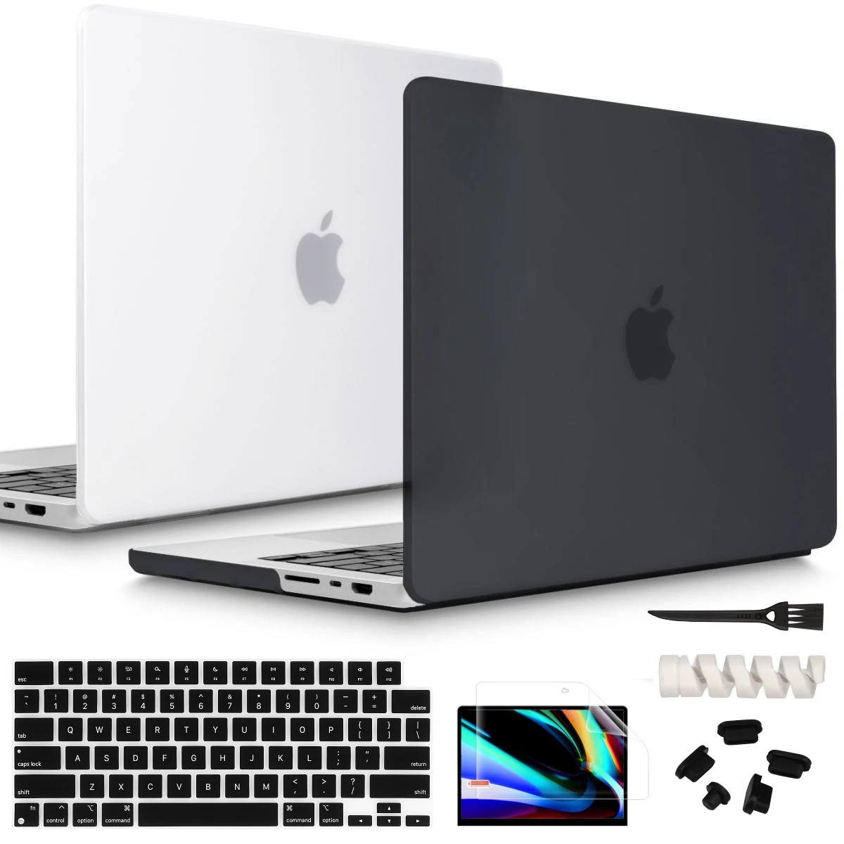 Matte Plastic Case for MacBook Air 15 M2 2023 A2941 Chip & Liquid Retina Display Touch ID Case Keyboard Cover & Screen Protector
Matte Plastic Case for MacBook Air 15 M2 2023 A2941 Chip & Liquid Retina Display Touch ID Case Keyboard Cover & Screen Protector