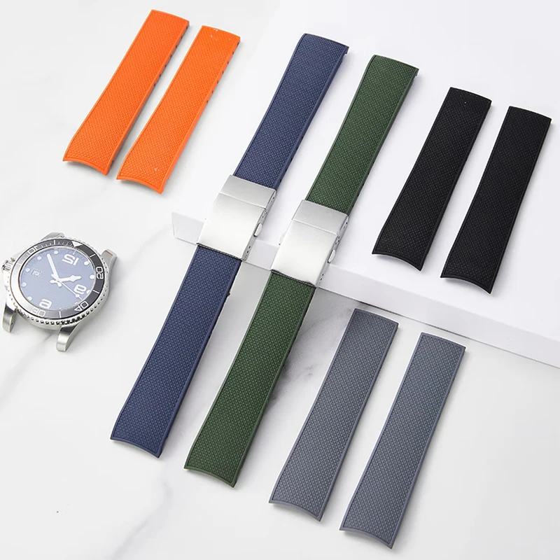 Резиновый ремешок с изогнутым концом для часов Longines Conquest HydroConquest L3.781 642 742 782, силиконовый синий ремешок для спортивных часов, 21 мм
Резиновый ремешок с изогнутым концом для часов Longines Conquest HydroConquest L3.781 642 742 782, силиконовый синий ремешок для спортивных часов, 21 мм