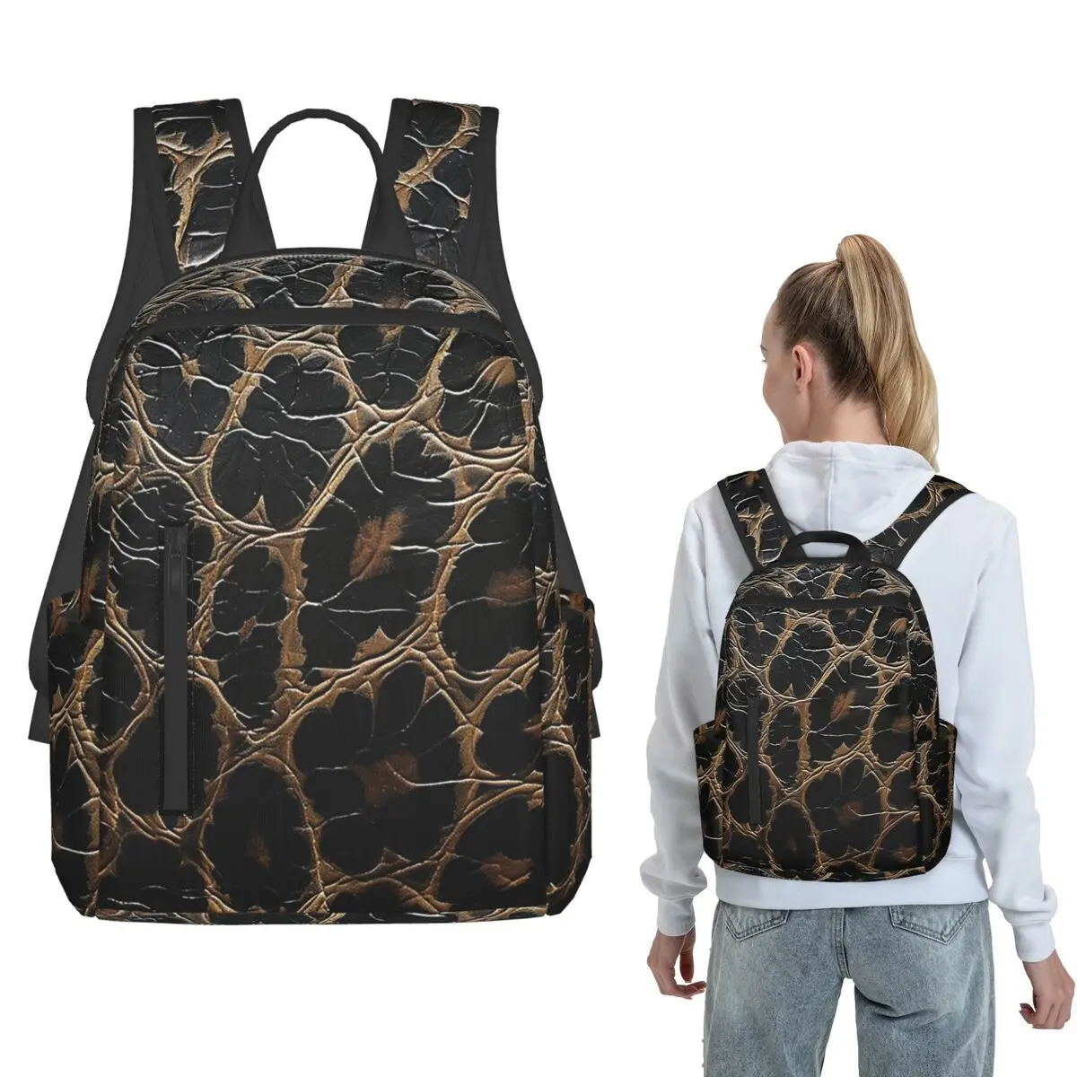 Animal Skin Backpack Large Capacity Kids BookBag School Bag Shoulder Bags for Men Women
Animal Skin Backpack Large Capacity Kids BookBag School Bag Shoulder Bags for Men Women