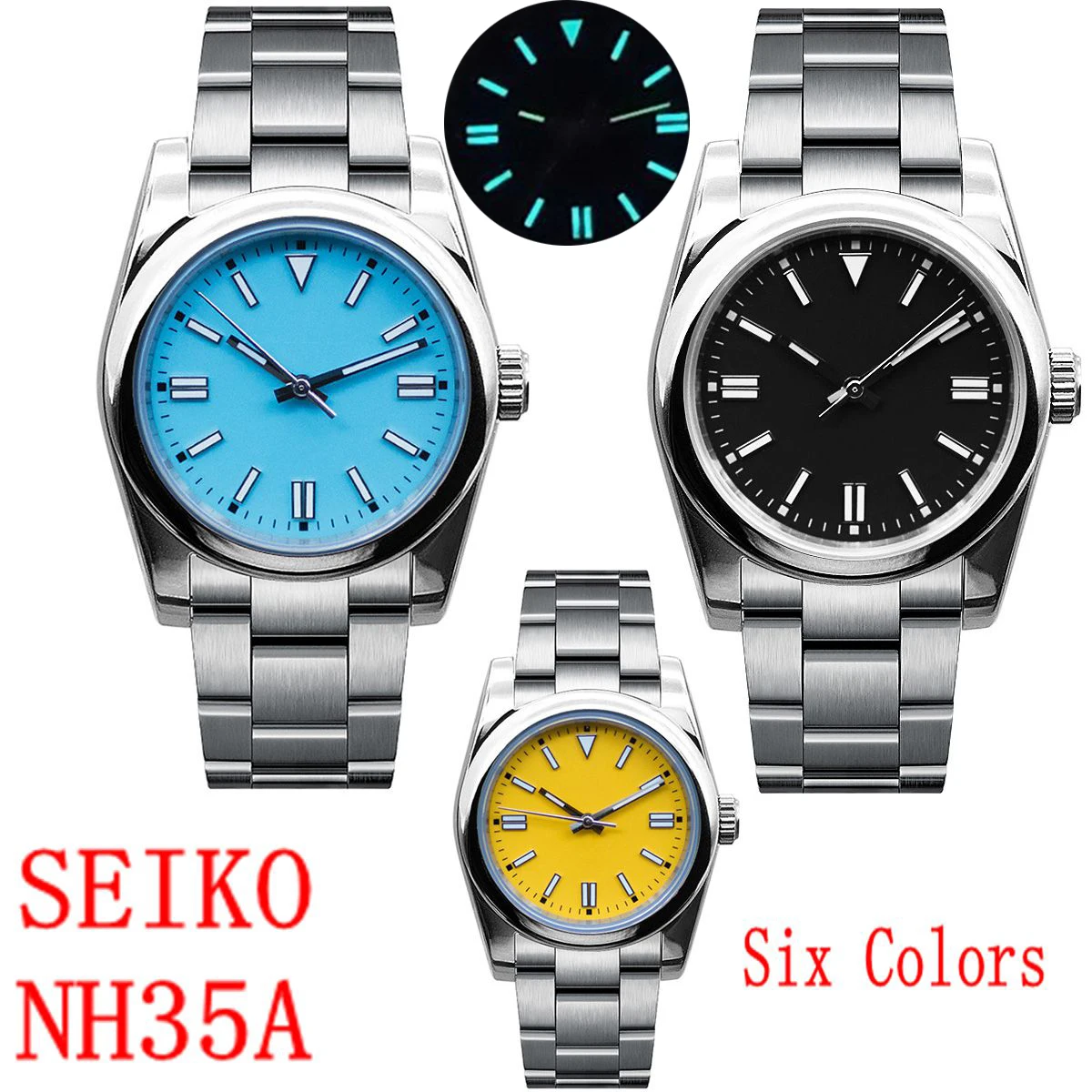 Mens Watch for men Sport Luxury Sapphire NH35 Automatic Mechanical Wristwatches Waterproof Luminous 36MM/40MM Reloj Hombre
Mens Watch for men Sport Luxury Sapphire NH35 Automatic Mechanical Wristwatches Waterproof Luminous 36MM/40MM Reloj Hombre