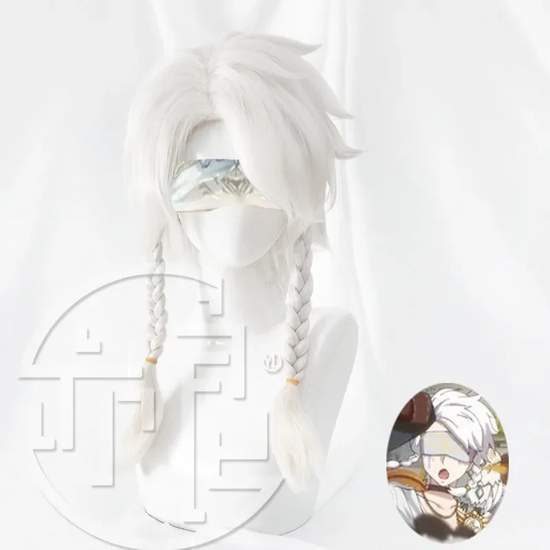 Anime Identity V The Pure White Prophet Seer White Cosplay Wig Halloween Carnival Party Props Synthetic Hair + Wig Cap
Anime Identity V The Pure White Prophet Seer White Cosplay Wig Halloween Carnival Party Props Synthetic Hair + Wig Cap