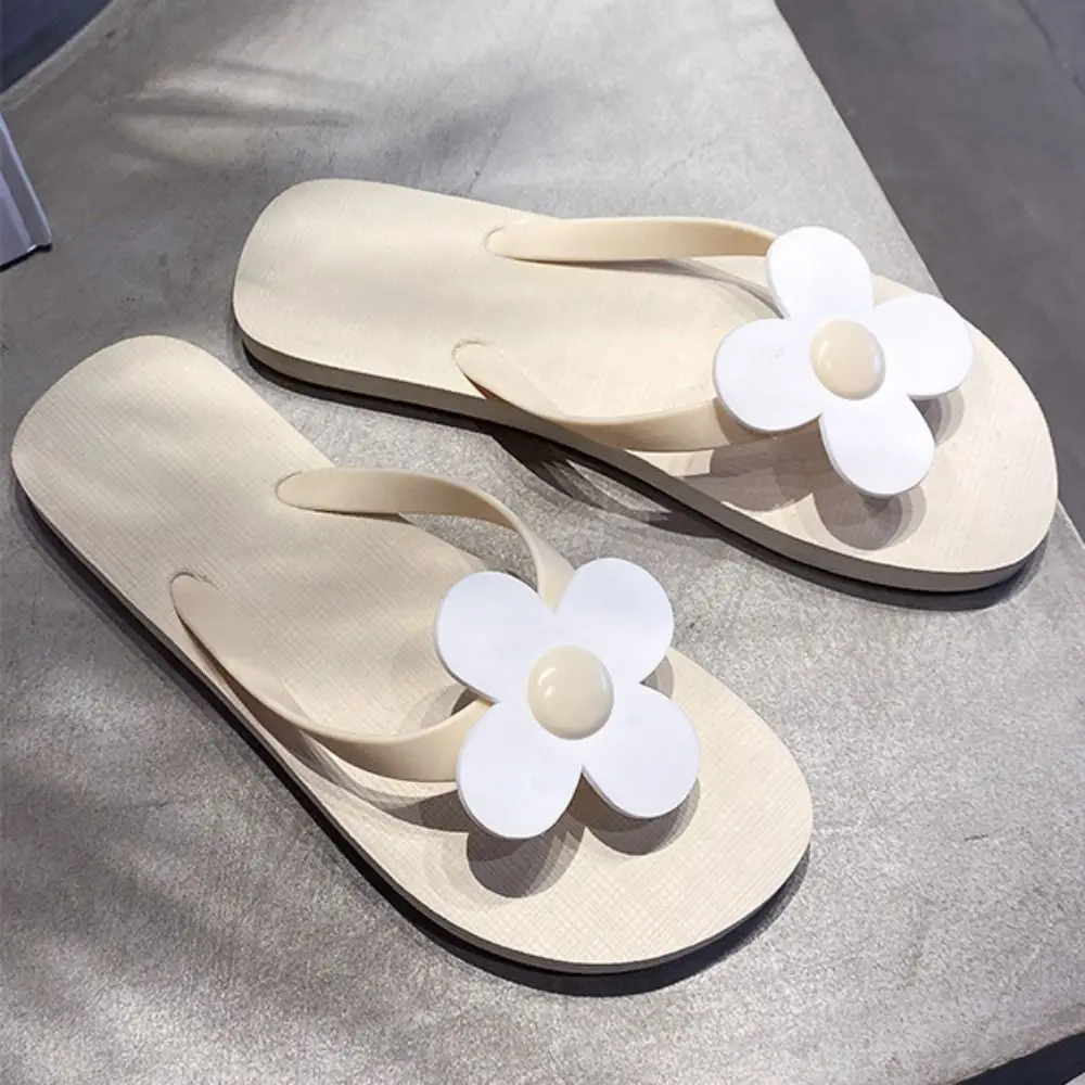 All Match Flower Flower Flip Flops Clip Toe PVC Flat Soled Slippers Outerwear Shoes Summer Slides Sandals Beach
All Match Flower Flower Flip Flops Clip Toe PVC Flat Soled Slippers Outerwear Shoes Summer Slides Sandals Beach
