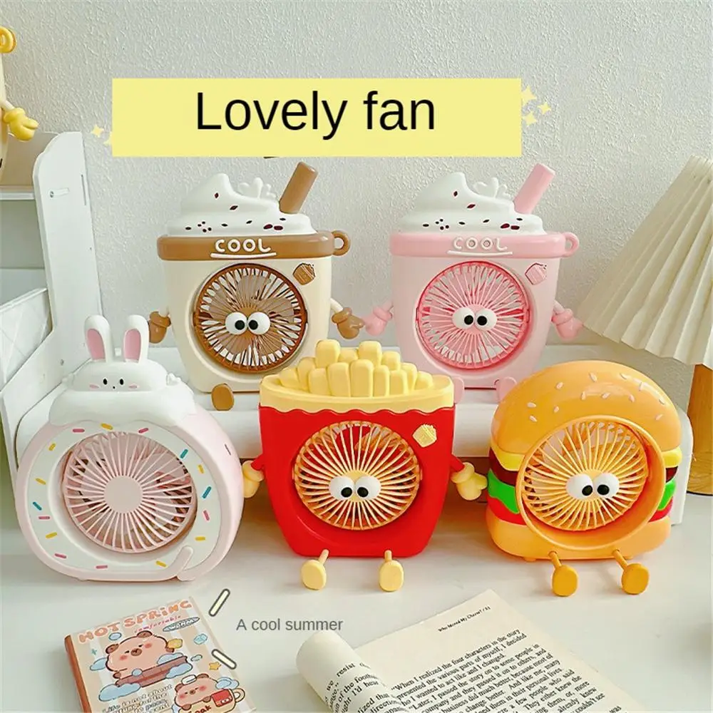 Food and play series cartoon fan USB fan three wind portable mini fan cute handheld small fan ultra-quiet desktop office outdoor
Food and play series cartoon fan USB fan three wind portable mini fan cute handheld small fan ultra-quiet desktop office outdoor