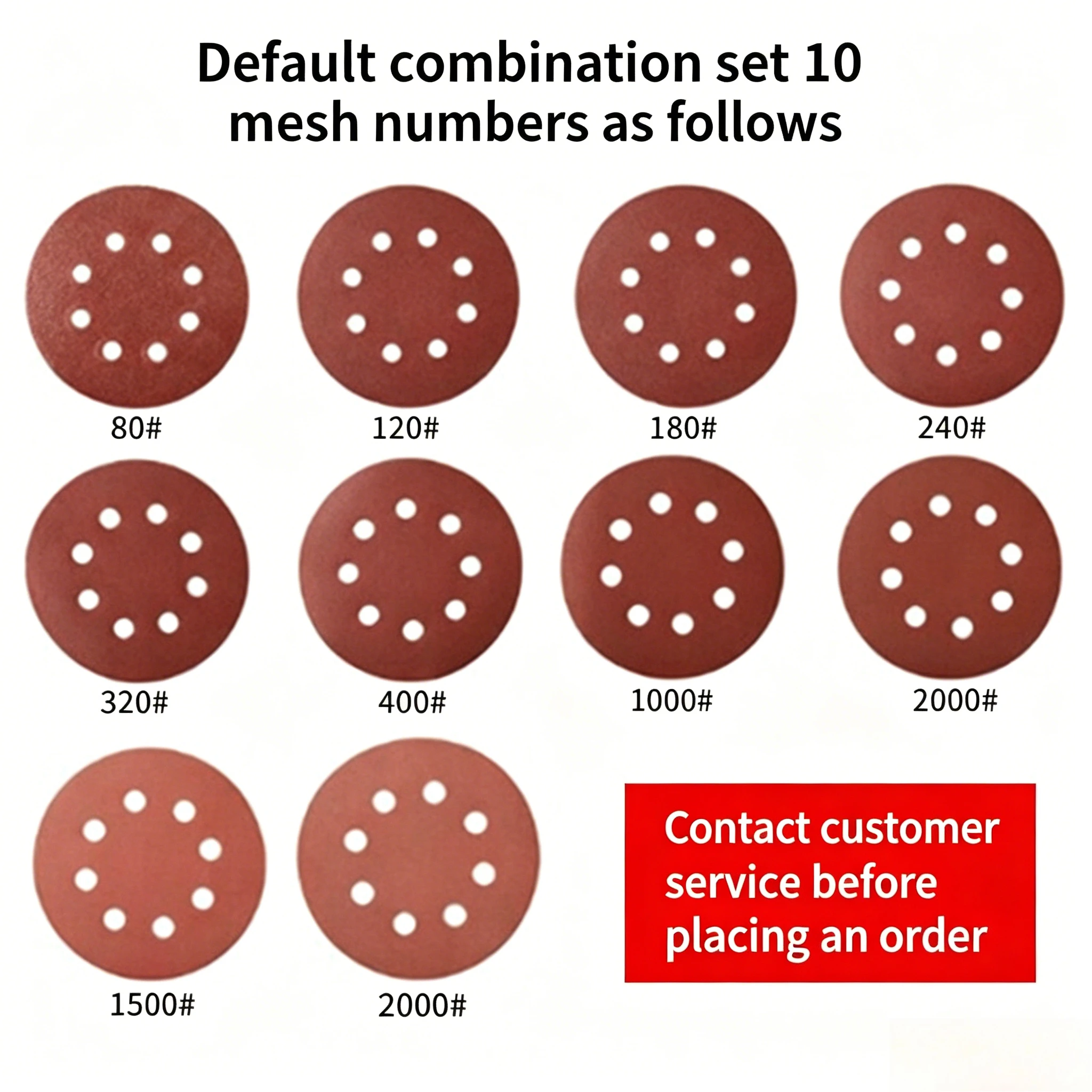 5 Inch 8 Hole Red Aluminum Oxide Sandpaper Discs Self Adhesive Velcro Backing Flocking For Polishing Brushing
5 Inch 8 Hole Red Aluminum Oxide Sandpaper Discs Self Adhesive Velcro Backing Flocking For Polishing Brushing