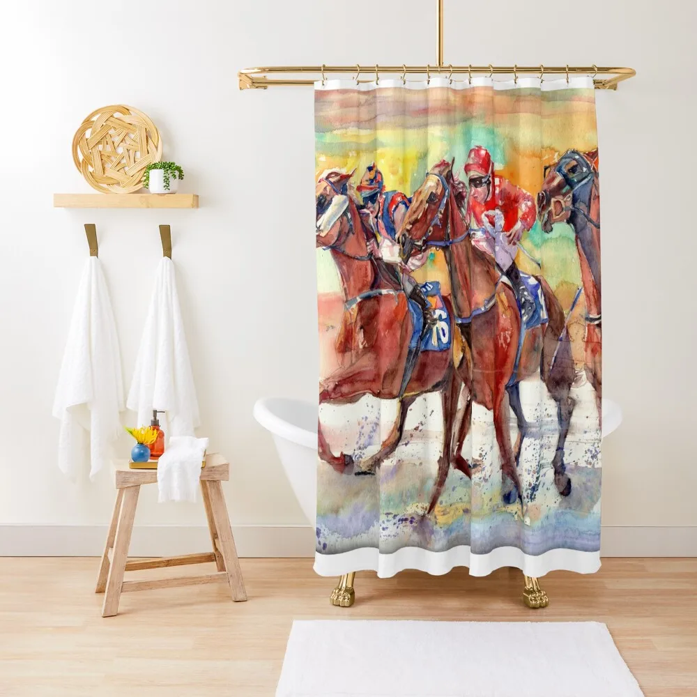 Thoroughbred Racing Shower Curtain Cover Bathroom Shower Set Anime Shower Curtain
Thoroughbred Racing Shower Curtain Cover Bathroom Shower Set Anime Shower Curtain