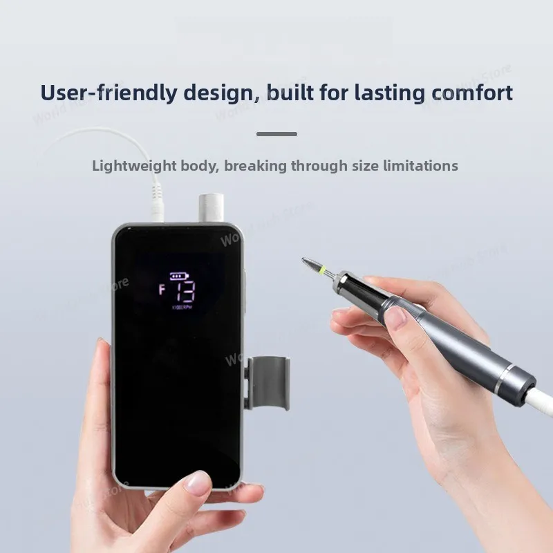 40000RPM Nail Polisher Pen Type Electric Storage Polishing To Remove Dead Skin Repair High Speed Stability
40000RPM Nail Polisher Pen Type Electric Storage Polishing To Remove Dead Skin Repair High Speed Stability