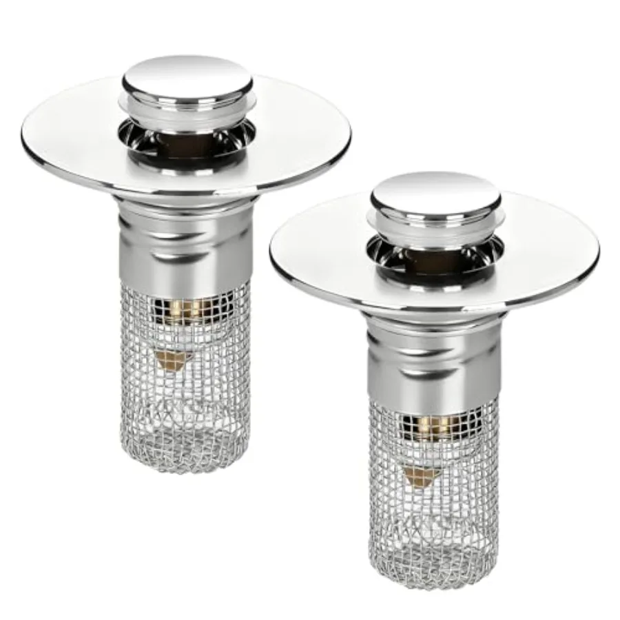 Sink Drain Strainer Hair Catcher, Pr-Type Detachable Drain Hair Catcher, Comes with a Corrosion-Resistant Filter Element, Bathr
Sink Drain Strainer Hair Catcher, Pr-Type Detachable Drain Hair Catcher, Comes with a Corrosion-Resistant Filter Element, Bathr