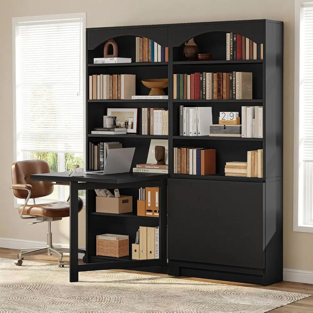 6-Tier Open Storage Bookcase, 72.8 Tall, Large Capacity, Ideal for Home or Office, Living Room, Bedroom, Black
6-Tier Open Storage Bookcase, 72.8 Tall, Large Capacity, Ideal for Home or Office, Living Room, Bedroom, Black