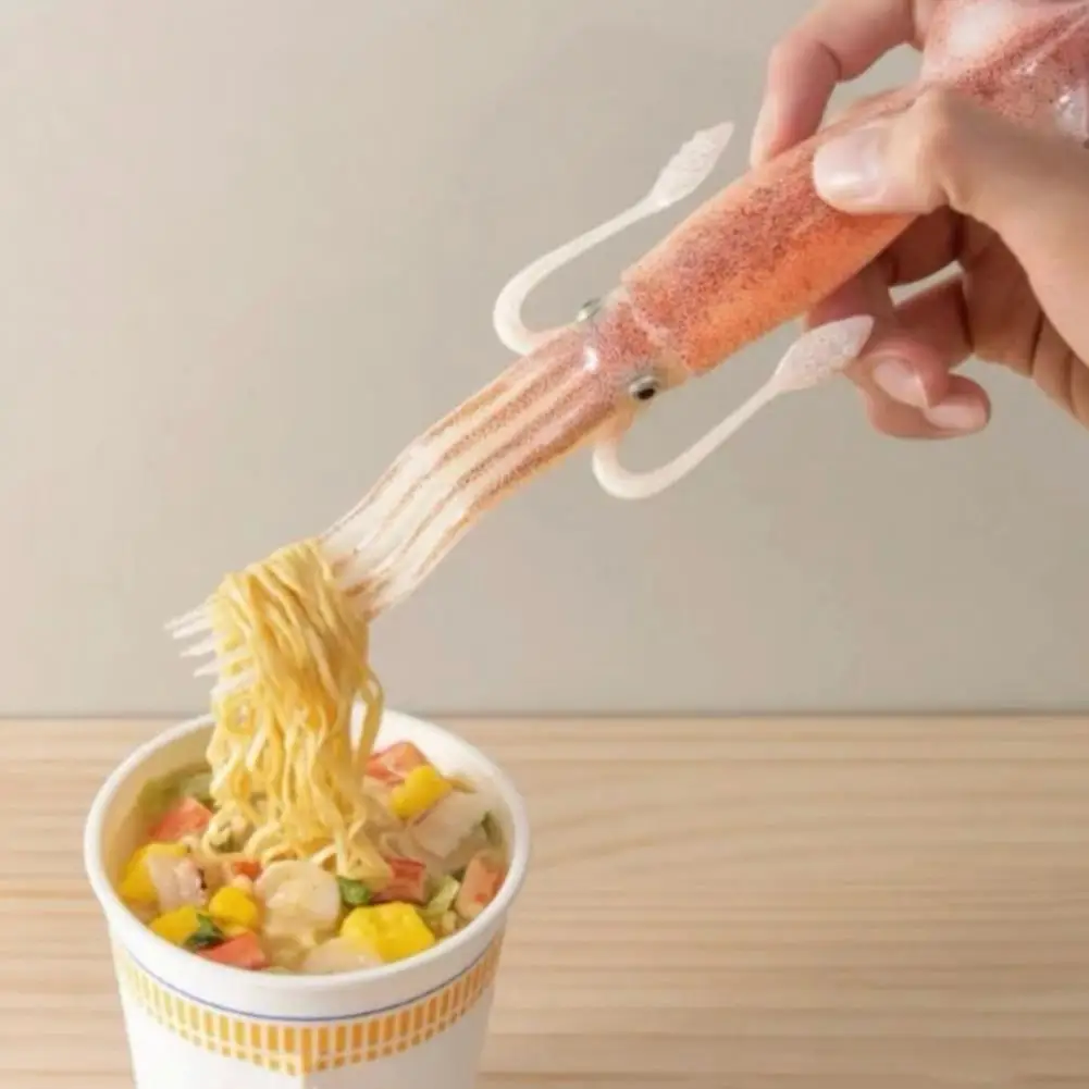 20cm Ramen Fork Squid Shape Noodle Fork High Temp Resistant Cutlery Octopus Noodle Fork Tableware For Home Restaurant Kitchen
20cm Ramen Fork Squid Shape Noodle Fork High Temp Resistant Cutlery Octopus Noodle Fork Tableware For Home Restaurant Kitchen