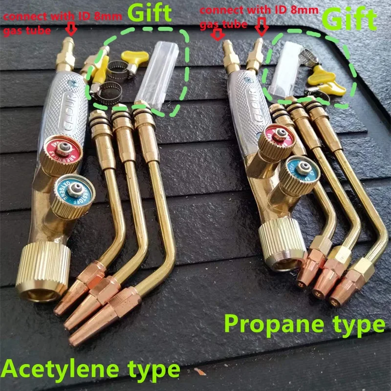 Rotary Gas Welding Torch Oxy Acetylene Propane Welding Gun
Rotary Gas Welding Torch Oxy Acetylene Propane Welding Gun