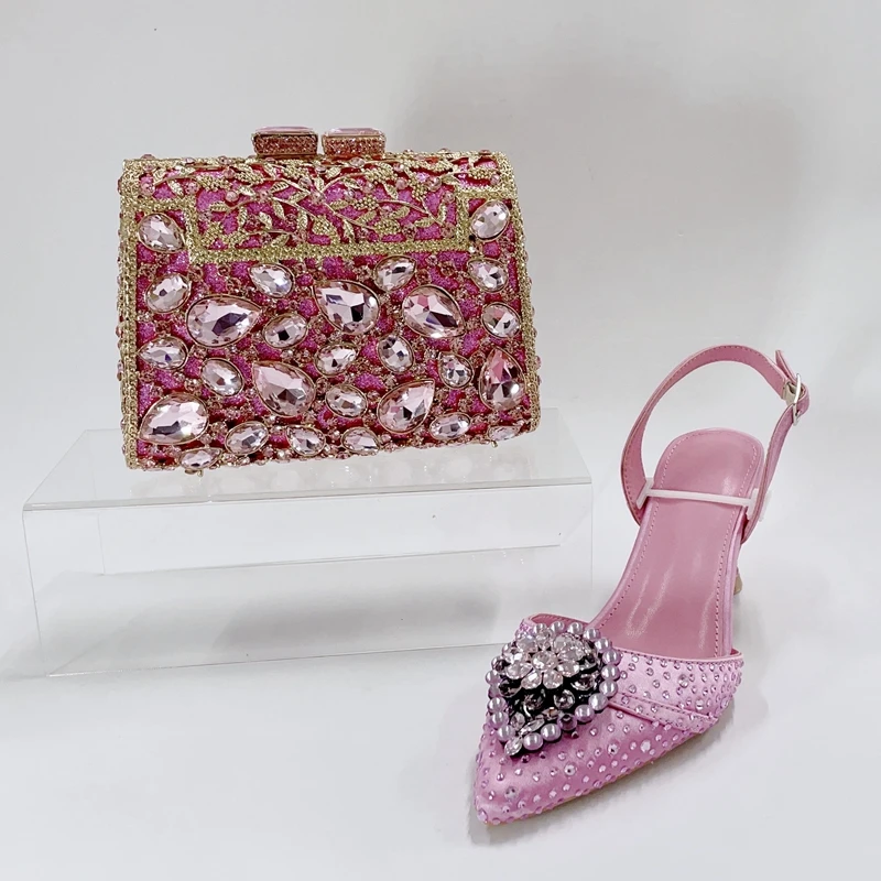 INSIGHTLINK Womens Pink Diamonds high-heeled sandals for wedding party Rhinestone stiletto sandals Shoes With Crystals Clutch
INSIGHTLINK Womens Pink Diamonds high-heeled sandals for wedding party Rhinestone stiletto sandals Shoes With Crystals Clutch