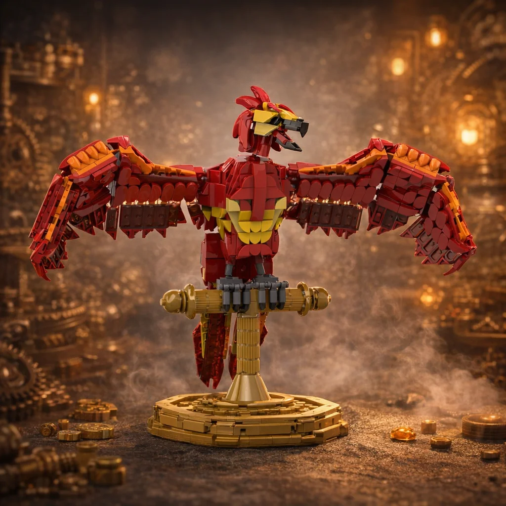 MOC Magic Fire Phoenix Building Blocks Mythical Bird Bricks DIY Creative Model Assembly Collection Gift for Adults
MOC Magic Fire Phoenix Building Blocks Mythical Bird Bricks DIY Creative Model Assembly Collection Gift for Adults