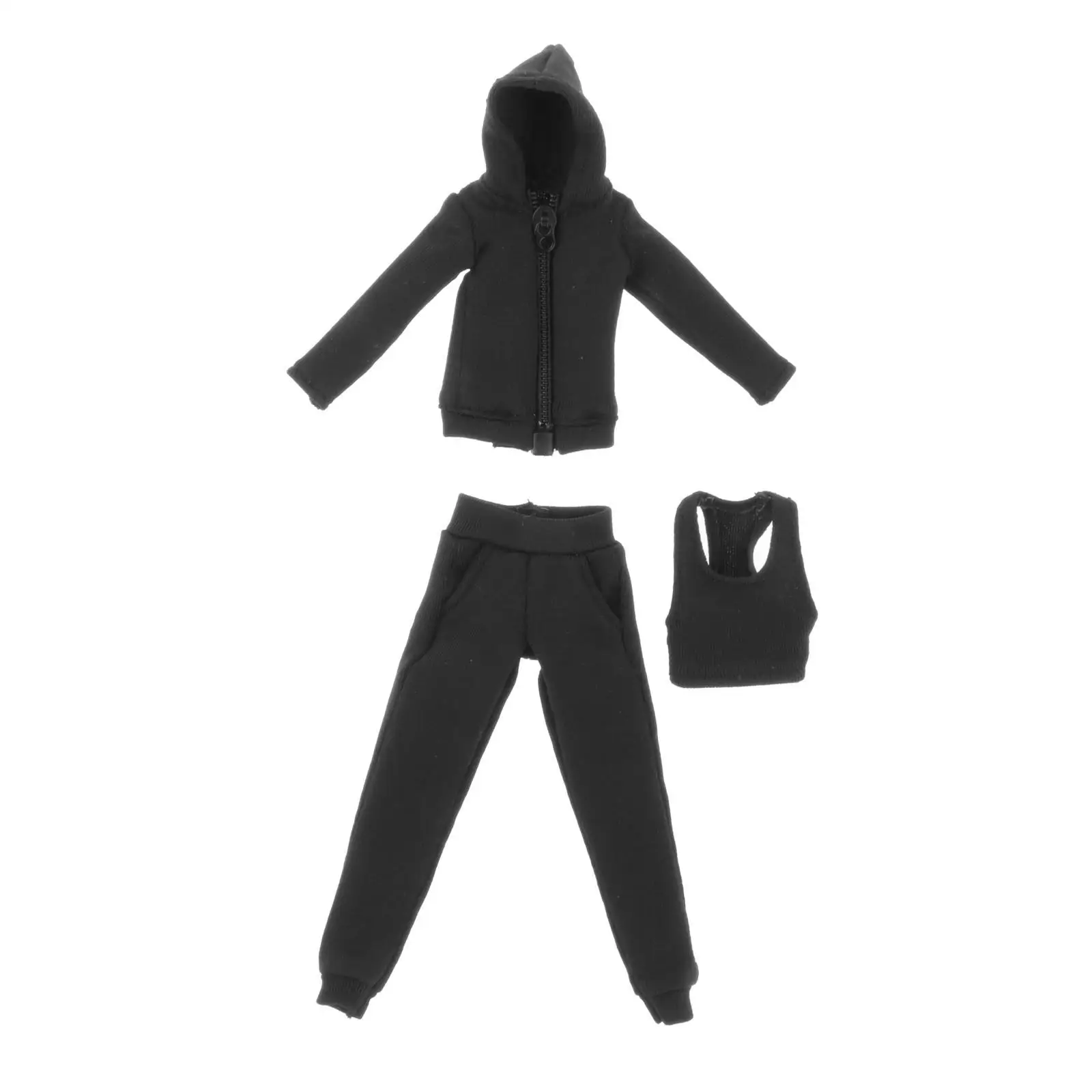 3 Pieces Fashion 1/12 Hoodie Pants and Vest, Handmade Doll Clothes for 6in Doll Model, Action Figures Accessories
3 Pieces Fashion 1/12 Hoodie Pants and Vest, Handmade Doll Clothes for 6in Doll Model, Action Figures Accessories