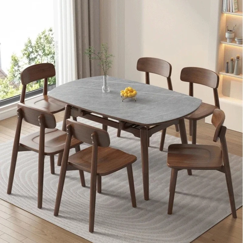 Modern Solid Wood Sedentary Dining Table Square Extendable Multifunctional Foldable Minimalist Luxury Mesa Home Furniture
Modern Solid Wood Sedentary Dining Table Square Extendable Multifunctional Foldable Minimalist Luxury Mesa Home Furniture