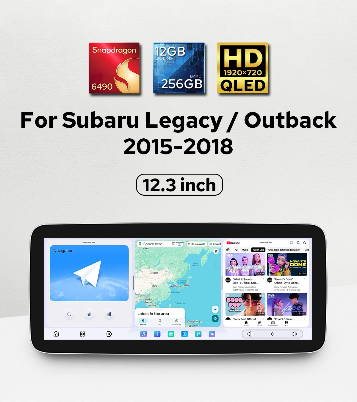 Smart Android Car Head Unit for Subaru Outback Legacy 2015–2018 Multimedia Player 12GB 256GB Custom Interface Dual Bluetooth
Smart Android Car Head Unit for Subaru Outback Legacy 2015–2018 Multimedia Player 12GB 256GB Custom Interface Dual Bluetooth