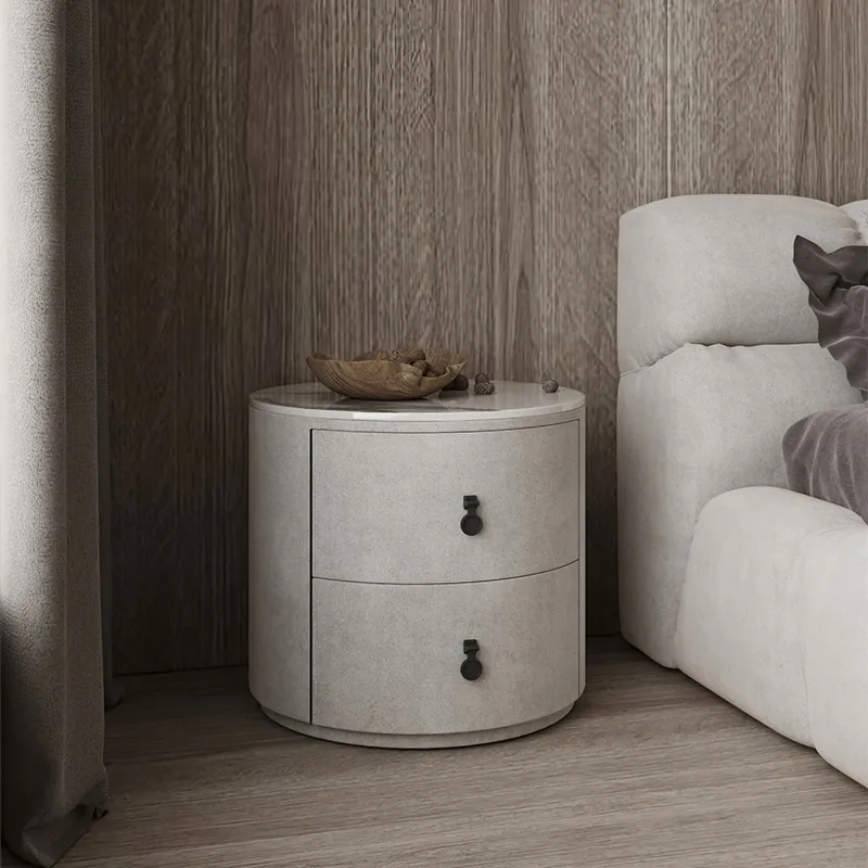Italian Design Gray Nightstands Drawer Storage Round Modern Bedside Table Narrow Lounges Unique Mesitas De Noche Room Furniture
Italian Design Gray Nightstands Drawer Storage Round Modern Bedside Table Narrow Lounges Unique Mesitas De Noche Room Furniture